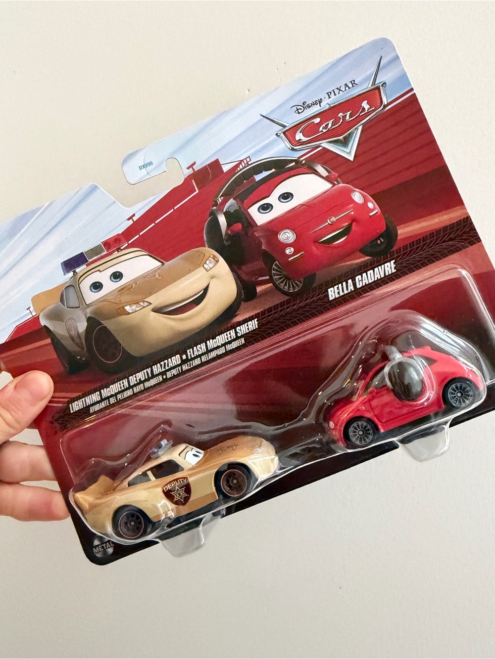 Disney Pixar Cars Lightning McQueen Deputy Hazzard & Bella Cadavre 2-Pack